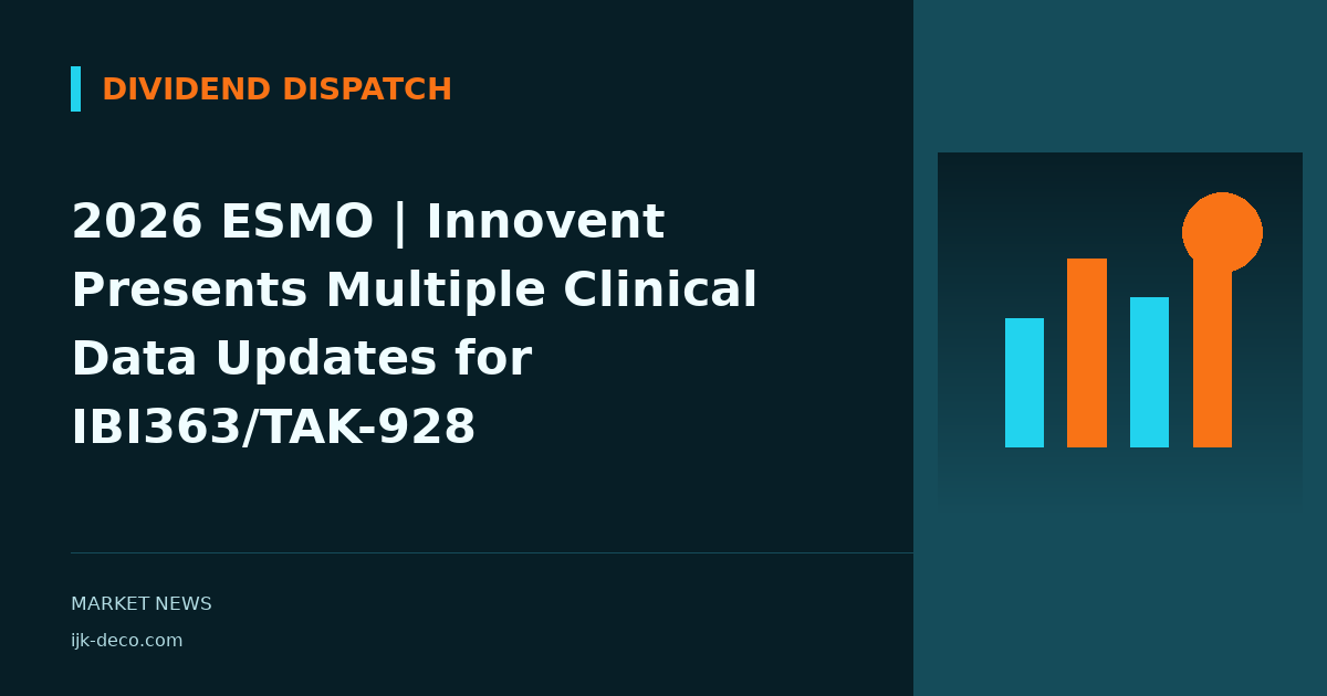 2026 ESMO | Innovent Presents Multiple Clinical Data Updates for IBI363/TAK-928