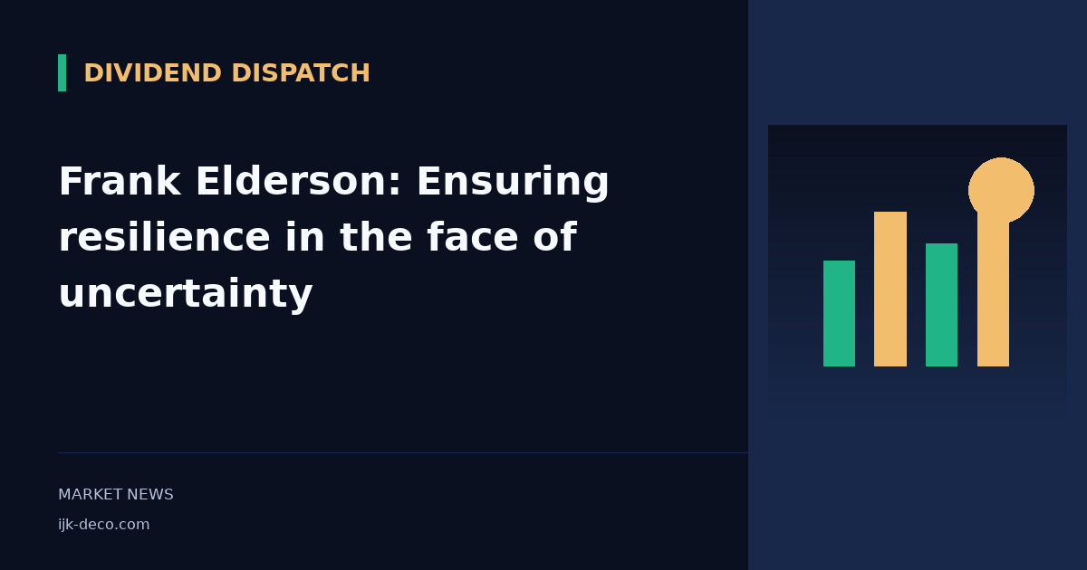 Frank Elderson: Ensuring resilience in the face of uncertainty