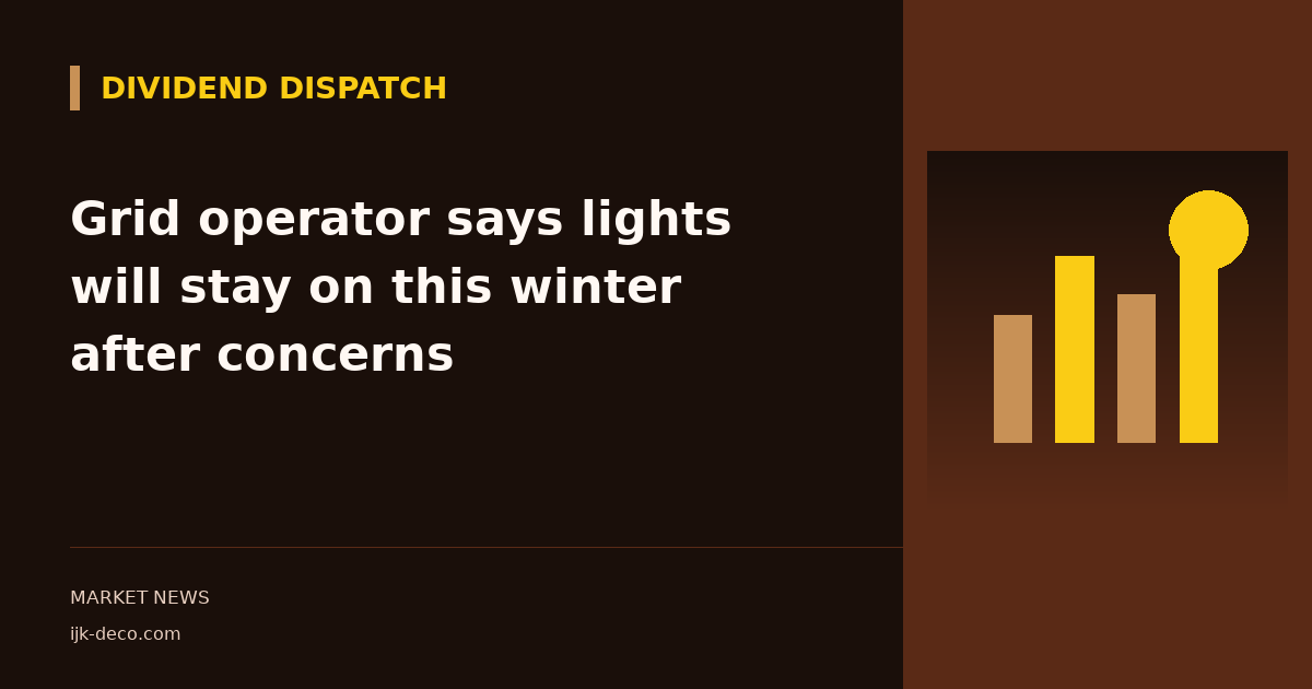 Grid operator says lights will stay on this winter after concerns